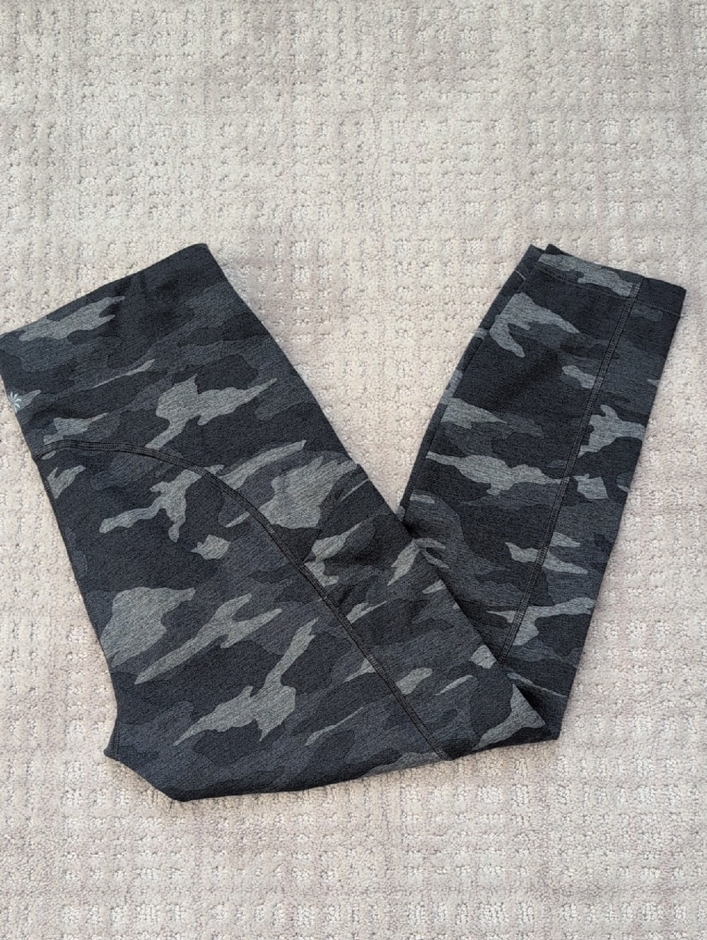 Athleta Grey Camo Leggings
